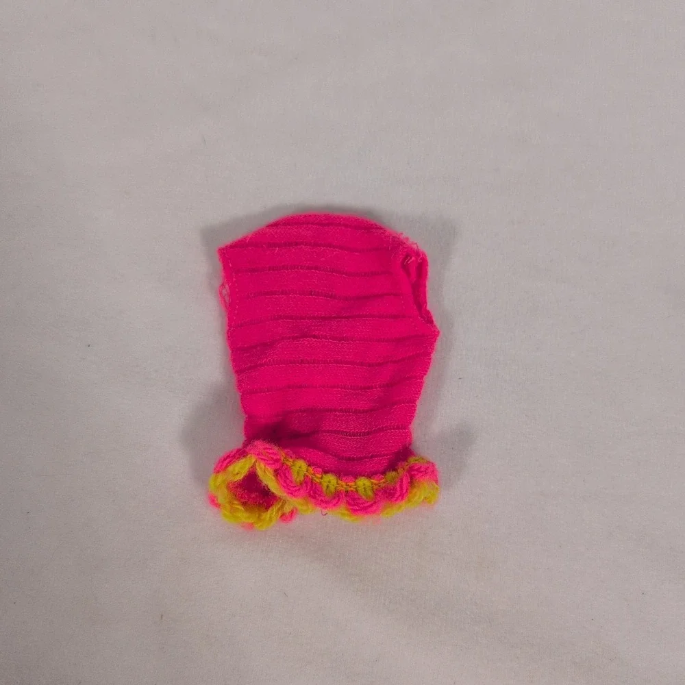 Vintage 1968 Mattel Talking Barbie #1115 Original Pink & Yellow Swimsuit Top 4